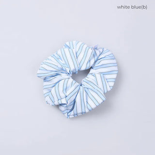 Striped scrunchie