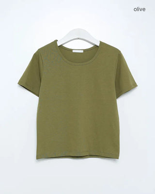 Basic round neck T-shirt