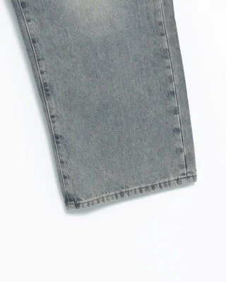 (Unisex) Vintage Wash Wide Straight Jeans