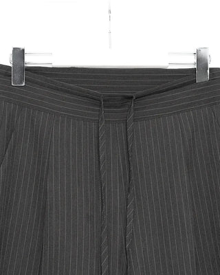 Striped string wide slacks