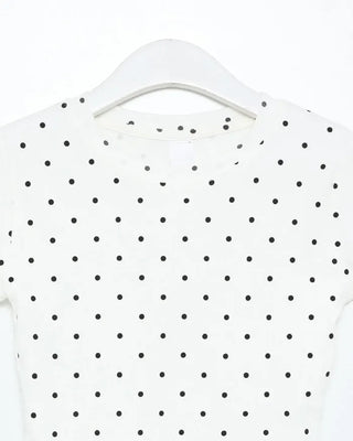 Polka Dot Short Sleeve T-Shirt
