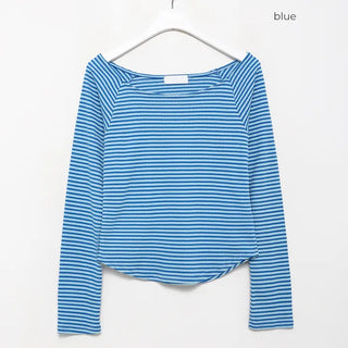 Raglan Sleeve Striped T-Shirt