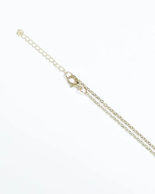 Drop motif necklace
