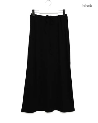 Ribbed maxi skirt