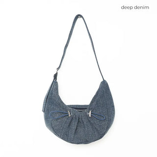 Shirring Half Circle Bag