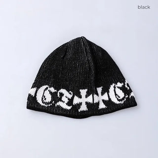 Patterned Color Short Beanie