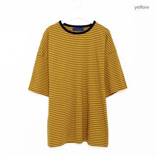 Washed border T-shirt