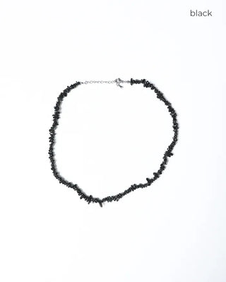 Colored bead necklace