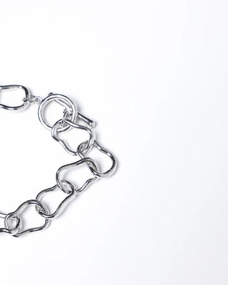 Asymmetrical Hoop Chain Bracelet