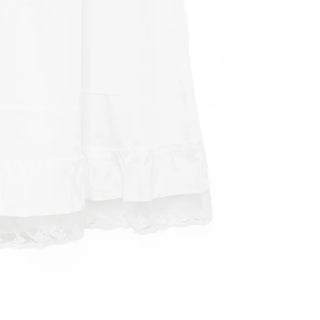 Frilled lace long skirt