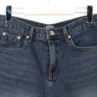 Washed Loose Fit Denim Pants