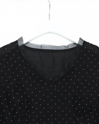 Polka Dot Sheer Mini Dress
