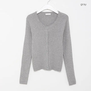 Basic Rib Cardigan