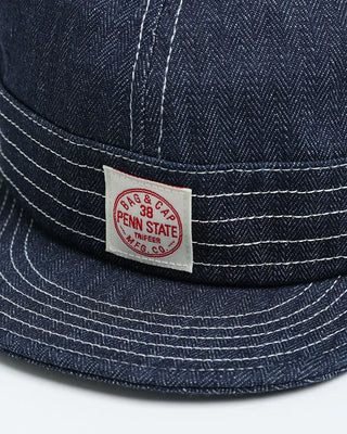 Denim Stitch Camp Cap