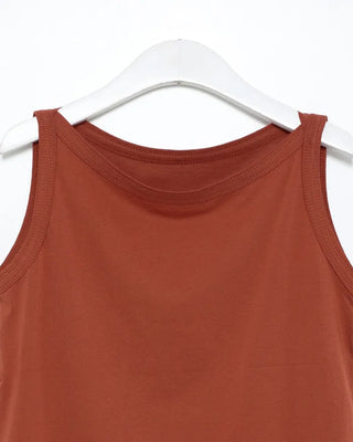 Boat neck layered camisole
