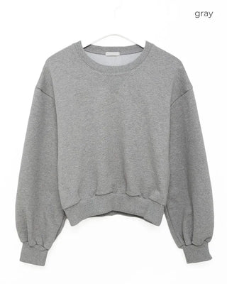 Voluminous Cropped Sweatshirt