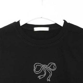 Cubic Ribbon Short-Sleeved T-Shirt