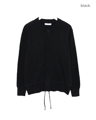 Basic Round Cardigan
