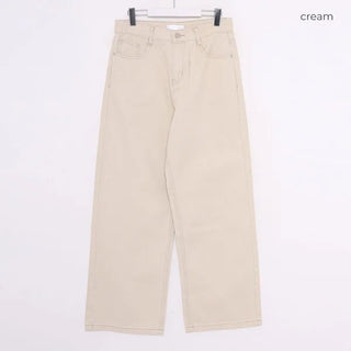 Wide cotton pants