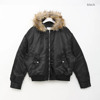 Fur Hooded Jumper
