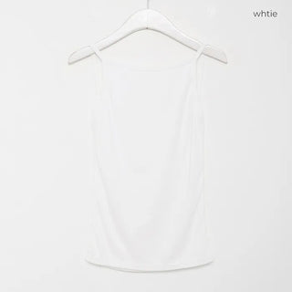 Basic straight neck camisole