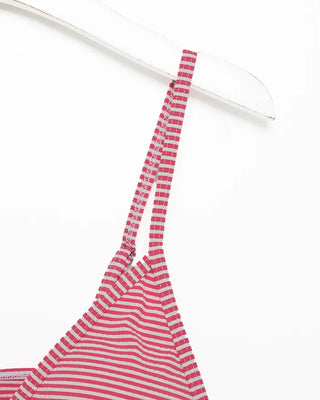 London Stripe Bustier Bikini