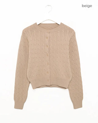Twisted Round Cardigan