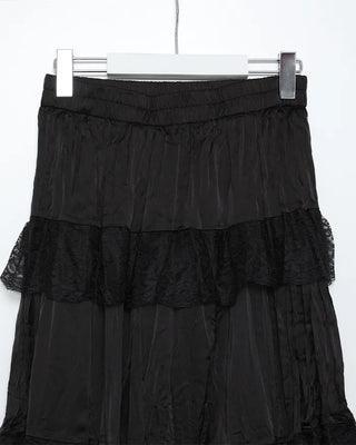 Shatin Gathered Lace Cancan Long Skirt