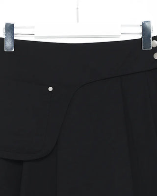 Pleated midi skirt