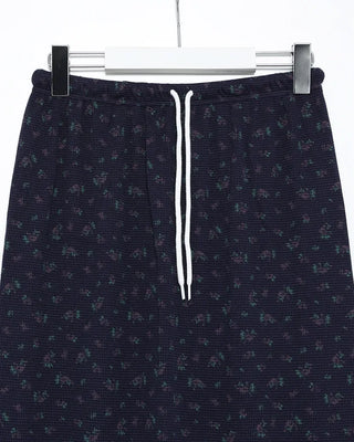 Waist String Flower Long Skirt
