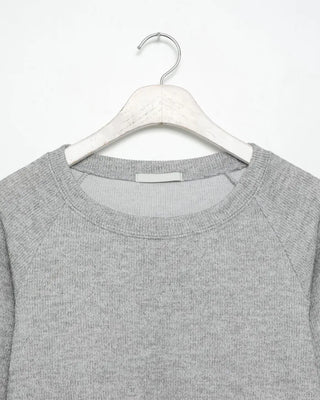 Side-button cropped knit