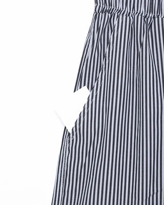Long drawstring striped cargo pants