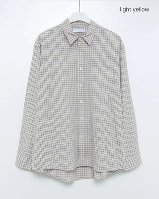 Flannel check shirt