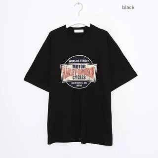 (Unisex) HARLEY print T-shirt