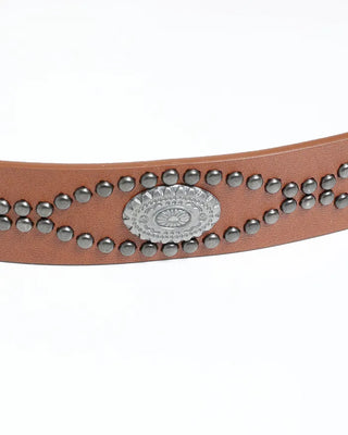 Ethnic Twist Studded Belt