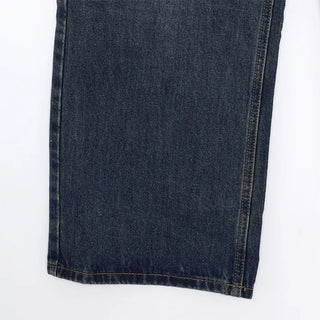 Unisex Washed Wide Denim Pants