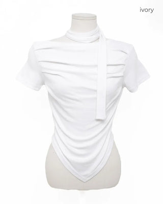 Choker & Shirred T-shirt Set
