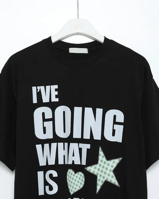 Lettering Star Short-Sleeve T-Shirt