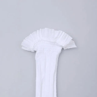Lace knee socks