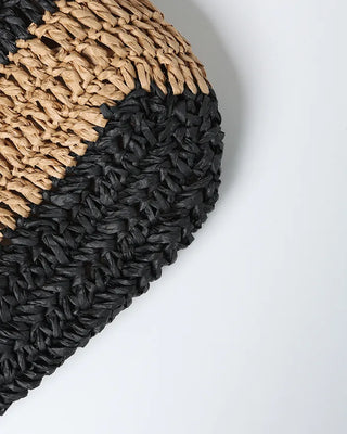 Rattan-colored shoulder bag