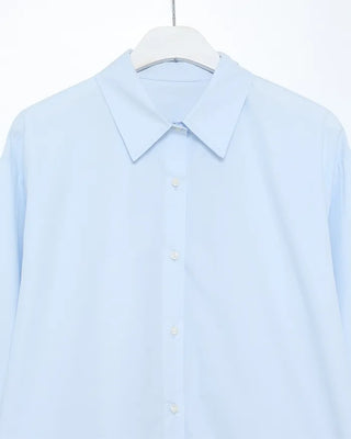 Frilled collar shirt