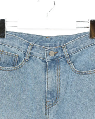 Wide-fit denim pants