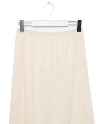 Lace-point skirt