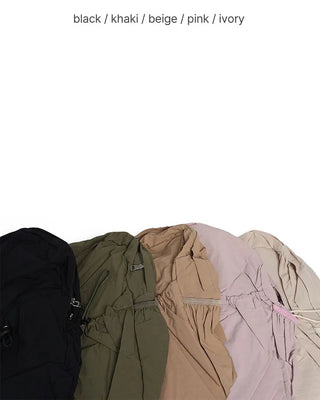 Drawstring pocket backpack