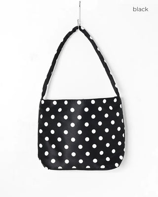 Polka dot shoulder bag