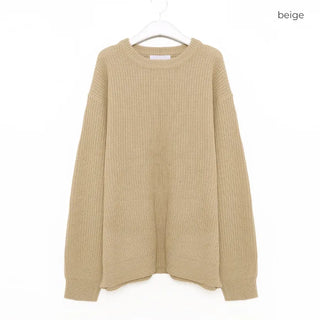Oversized round knit