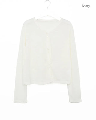 Asymmetrical Button Cardigan