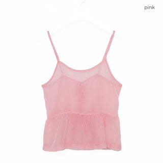 Double-strap sheer bustier