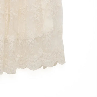 Half-lace long skirt