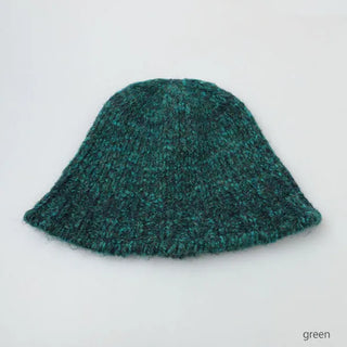 Melange Knit Bucket Hat